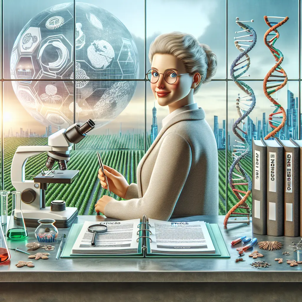 Image that represents the author Sarah Brighton, a renowned blogger specializing in Gene Editing